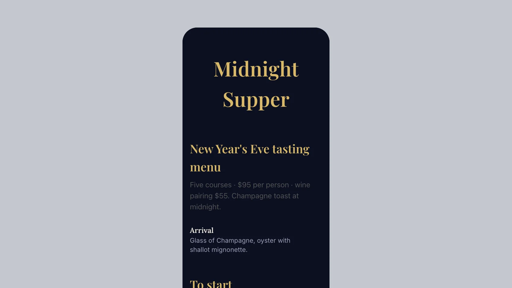 40 New Year's Eve Menu Ideas for Restaurants + Prices for 2026